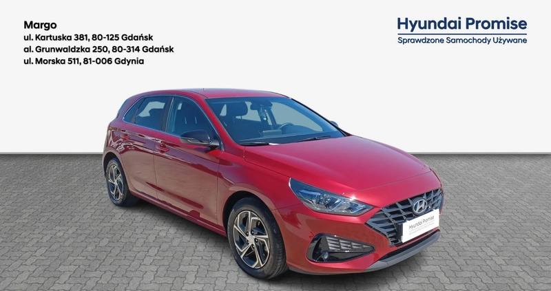 Hyundai I30 cena 79900 przebieg: 14000, rok produkcji 2022 z Szczekociny małe 232